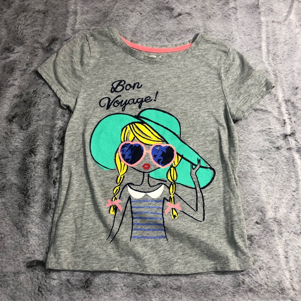 5/$25 • Gap Kids • Bon Voyage Tee